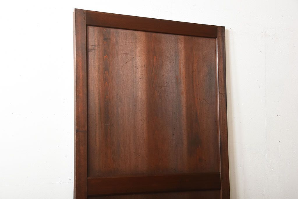 古民具・骨董　古いナチュラルな木味のアンティーク帯戸