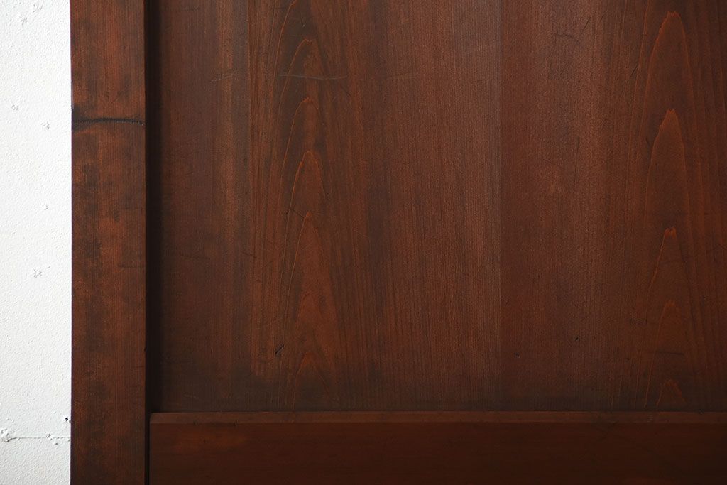 古民具・骨董　古いナチュラルな木味のアンティーク帯戸