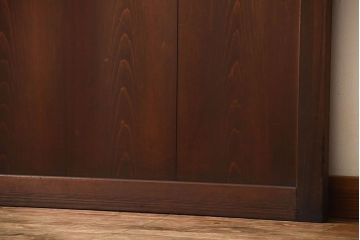 古民具・骨董　古いナチュラルな木味のアンティーク帯戸