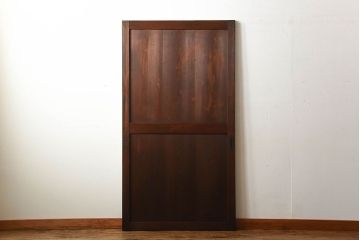 古民具・骨董　古いナチュラルな木味のアンティーク帯戸