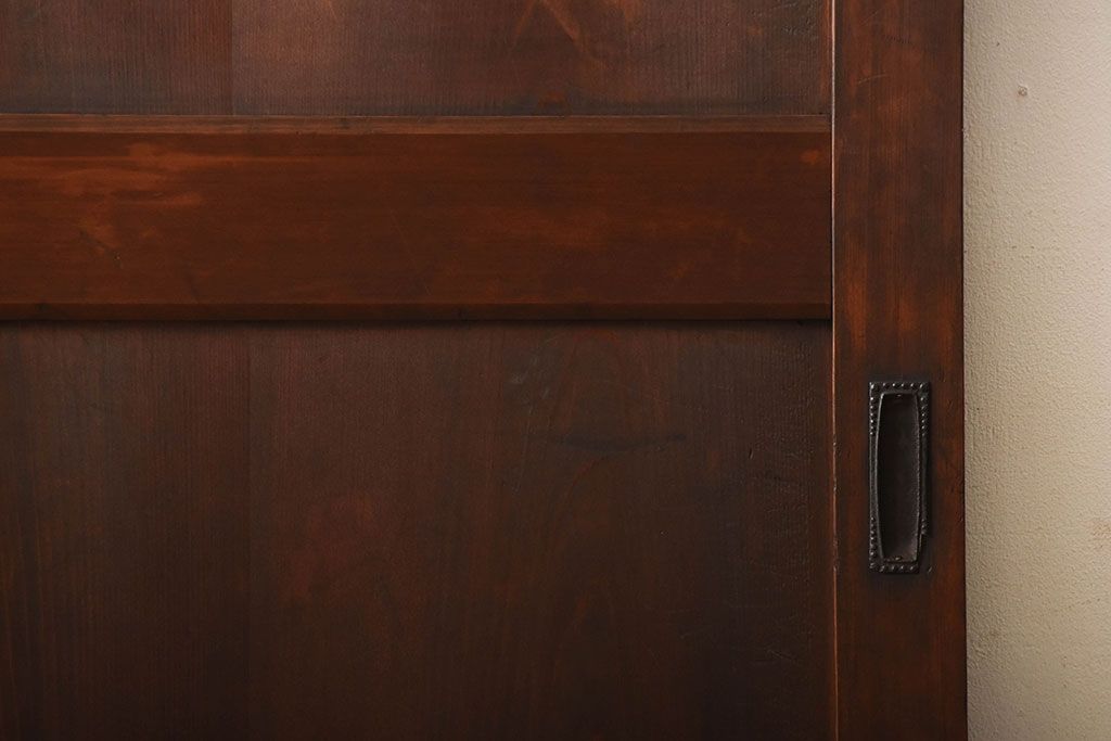 古民具・骨董　古いナチュラルな木味のアンティーク帯戸