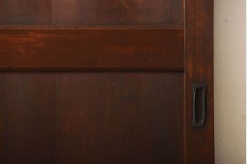 古民具・骨董　古いナチュラルな木味のアンティーク帯戸