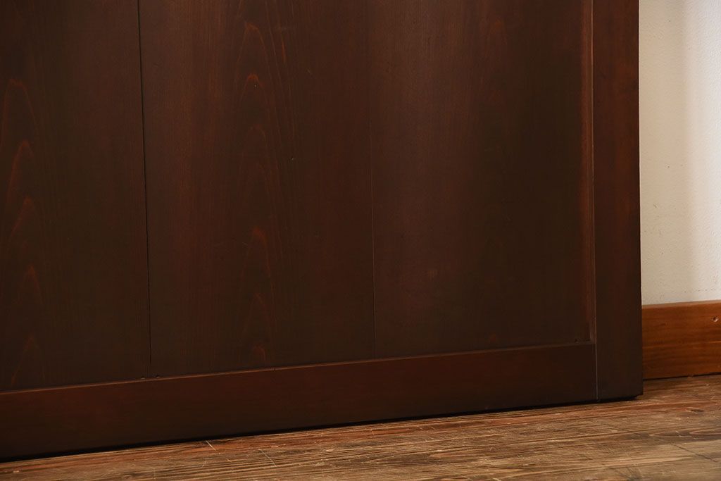 古民具・骨董　古いナチュラルな木味のアンティーク帯戸