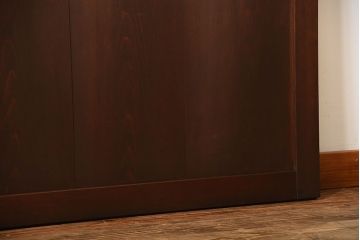 古民具・骨董　古いナチュラルな木味のアンティーク帯戸