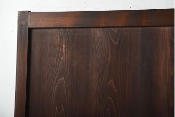 古民具・骨董　古いナチュラルな木味のアンティーク帯戸2枚セット