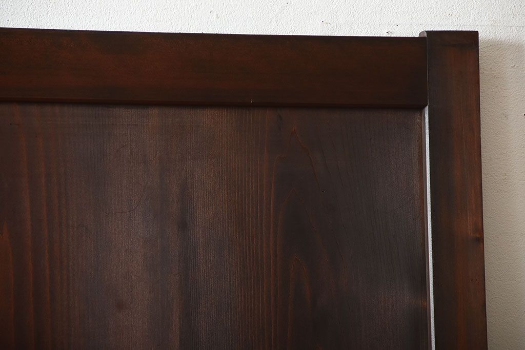 古民具・骨董　古いナチュラルな木味のアンティーク帯戸2枚セット