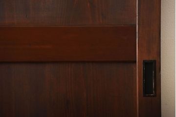 古民具・骨董　古いナチュラルな木味のアンティーク帯戸2枚セット