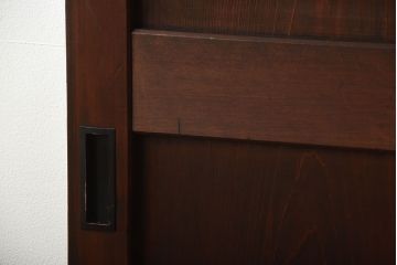 古民具・骨董　古いナチュラルな木味のアンティーク帯戸2枚セット