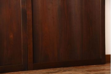 古民具・骨董　古いナチュラルな木味のアンティーク帯戸2枚セット