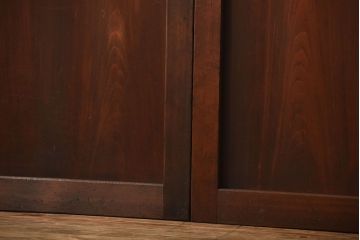 古民具・骨董　古いナチュラルな木味のアンティーク帯戸2枚セット