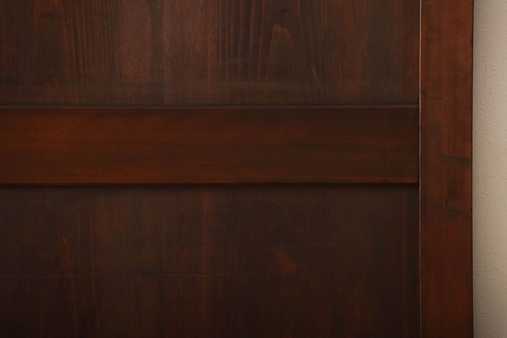 古民具・骨董　古いナチュラルな木味のアンティーク帯戸2枚セット