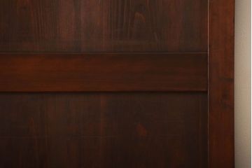 古民具・骨董　古いナチュラルな木味のアンティーク帯戸2枚セット