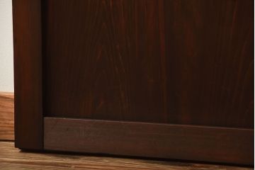 古民具・骨董　古いナチュラルな木味のアンティーク帯戸2枚セット