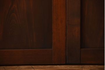 古民具・骨董　古いナチュラルな木味のアンティーク帯戸2枚セット