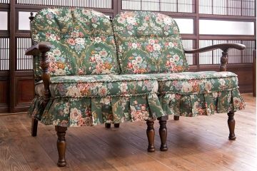 中古　飛騨産業　穂高　WINDSOR　シックでエレガントな3人掛けソファ