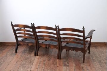 中古　飛騨産業　穂高　WINDSOR　シックでエレガントな3人掛けソファ