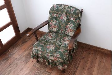 中古　飛騨産業　穂高　WINDSOR　シックでエレガントな1人掛けソファ(1)