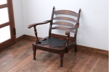 中古　飛騨産業　穂高　WINDSOR　シックでエレガントな1人掛けソファ(1)