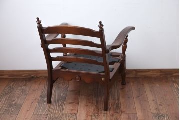 中古　飛騨産業　穂高　WINDSOR　シックでエレガントな1人掛けソファ(2)