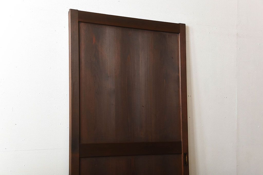 古民具・骨董　古いナチュラルな木味のアンティーク帯戸(2)