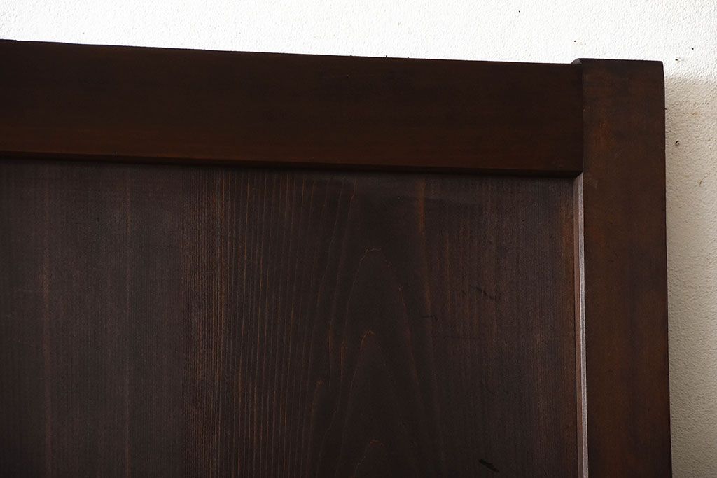 古民具・骨董　古いナチュラルな木味のアンティーク帯戸(2)