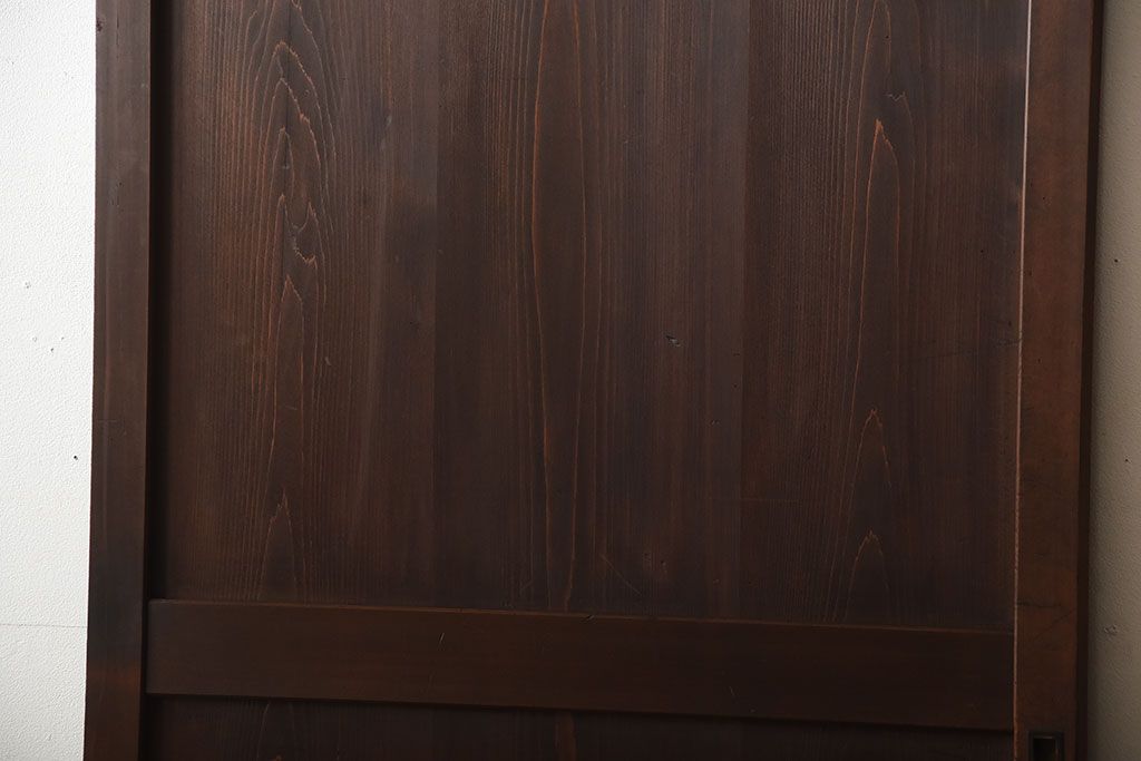 古民具・骨董　古いナチュラルな木味のアンティーク帯戸(2)