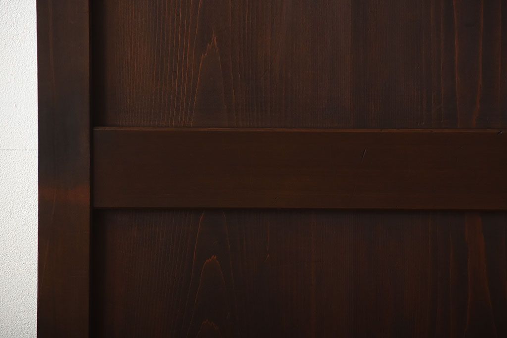 古民具・骨董　古いナチュラルな木味のアンティーク帯戸(2)