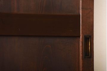 古民具・骨董　古いナチュラルな木味のアンティーク帯戸(2)