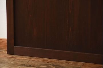 古民具・骨董　古いナチュラルな木味のアンティーク帯戸(2)