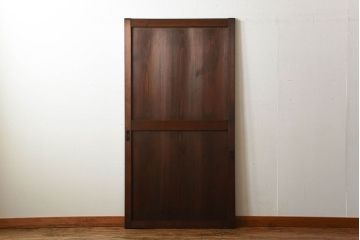 古民具・骨董　古いナチュラルな木味のアンティーク帯戸(2)