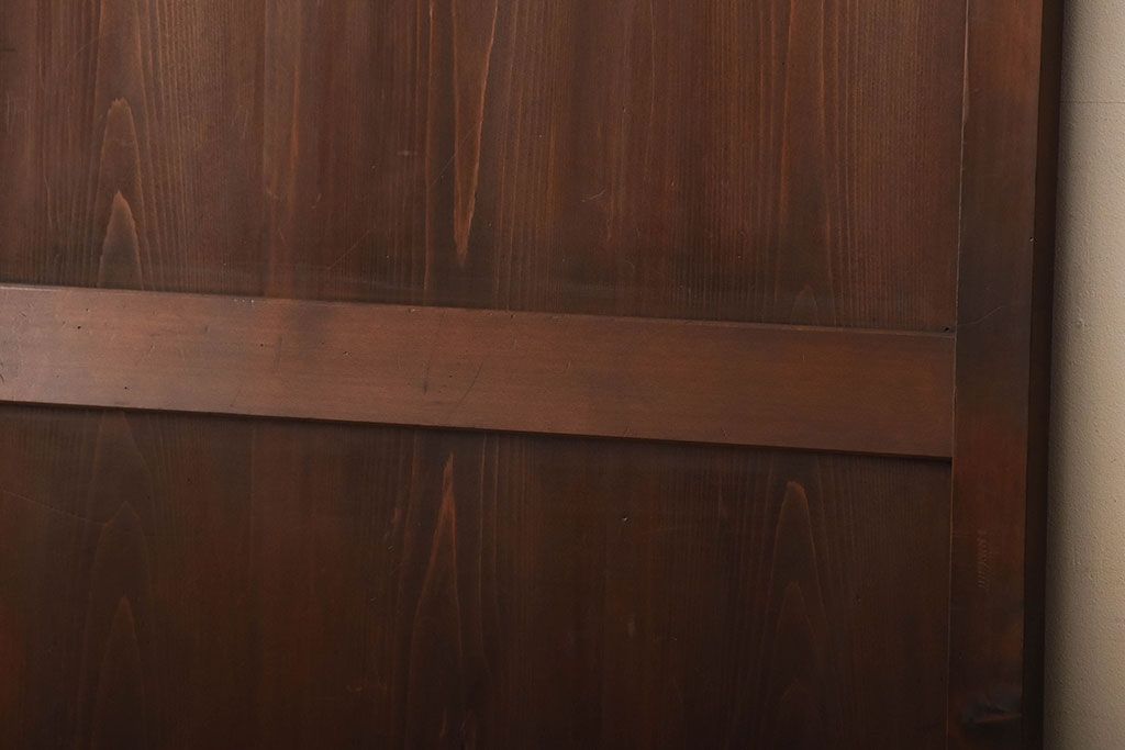 古民具・骨董　古いナチュラルな木味のアンティーク帯戸(2)