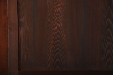 古民具・骨董　深い色味が風味溢れるアンティーク格子帯戸4枚セット(2)