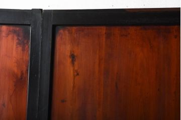 古民具・骨董　モダンなアンティーク板戸4枚セット(帯戸)