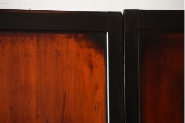 古民具・骨董　モダンなアンティーク板戸4枚セット(帯戸)