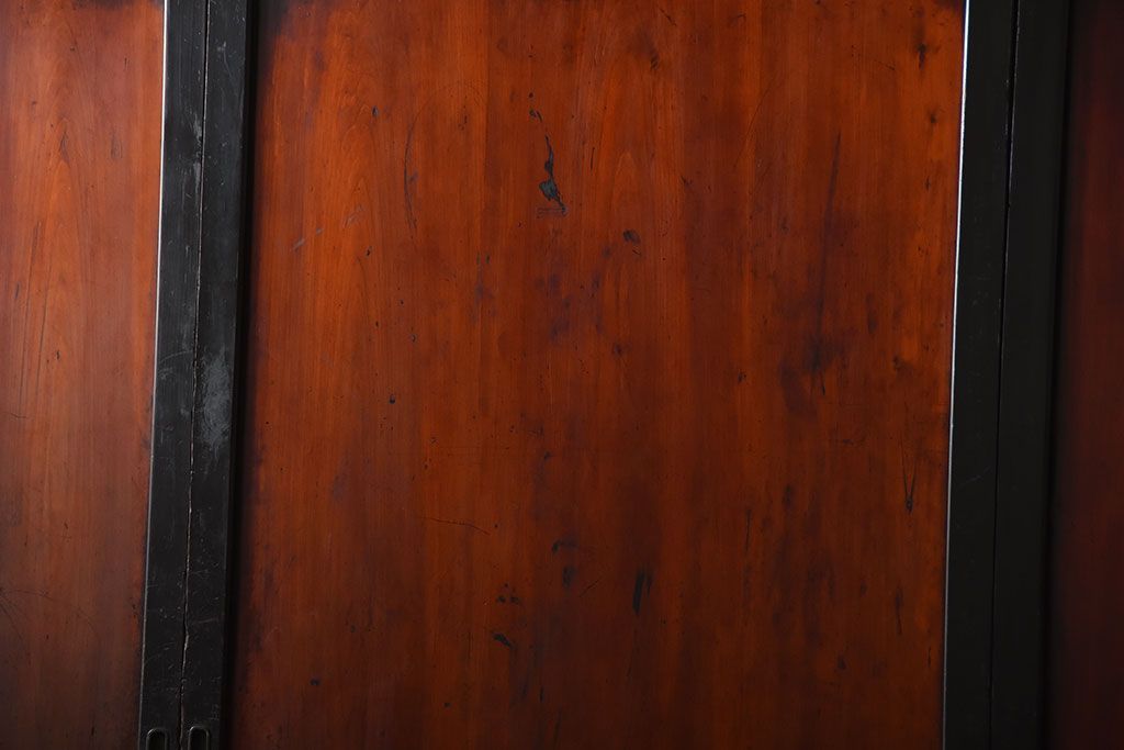 古民具・骨董　モダンなアンティーク板戸4枚セット(帯戸)