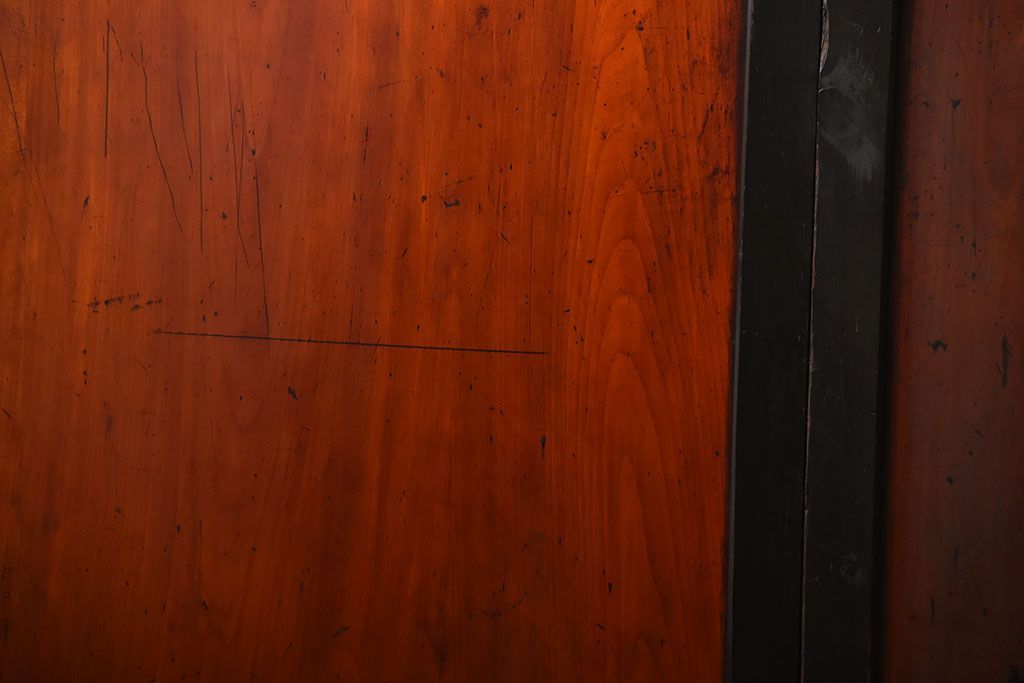 古民具・骨董　モダンなアンティーク板戸4枚セット(帯戸)