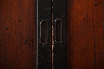 古民具・骨董　モダンなアンティーク板戸4枚セット(帯戸)