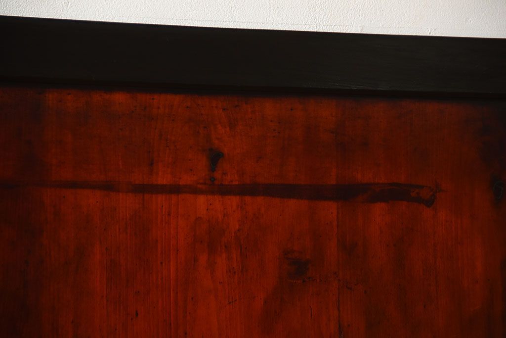 古民具・骨董　モダンなアンティーク板戸4枚セット(帯戸)