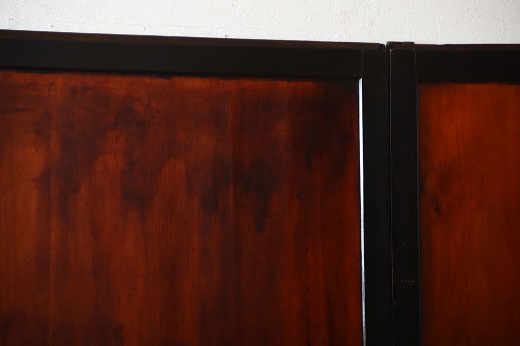 古民具・骨董　モダンなアンティーク板戸4枚セット(帯戸)