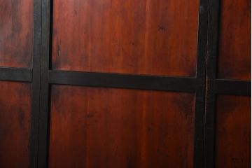 古民具・骨董　モダンなアンティーク板戸4枚セット(帯戸)