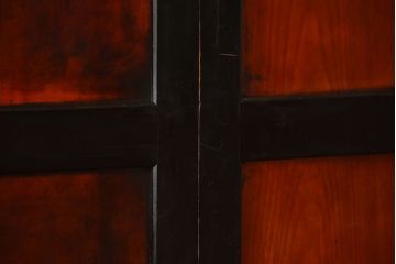 古民具・骨董　モダンなアンティーク板戸4枚セット(帯戸)