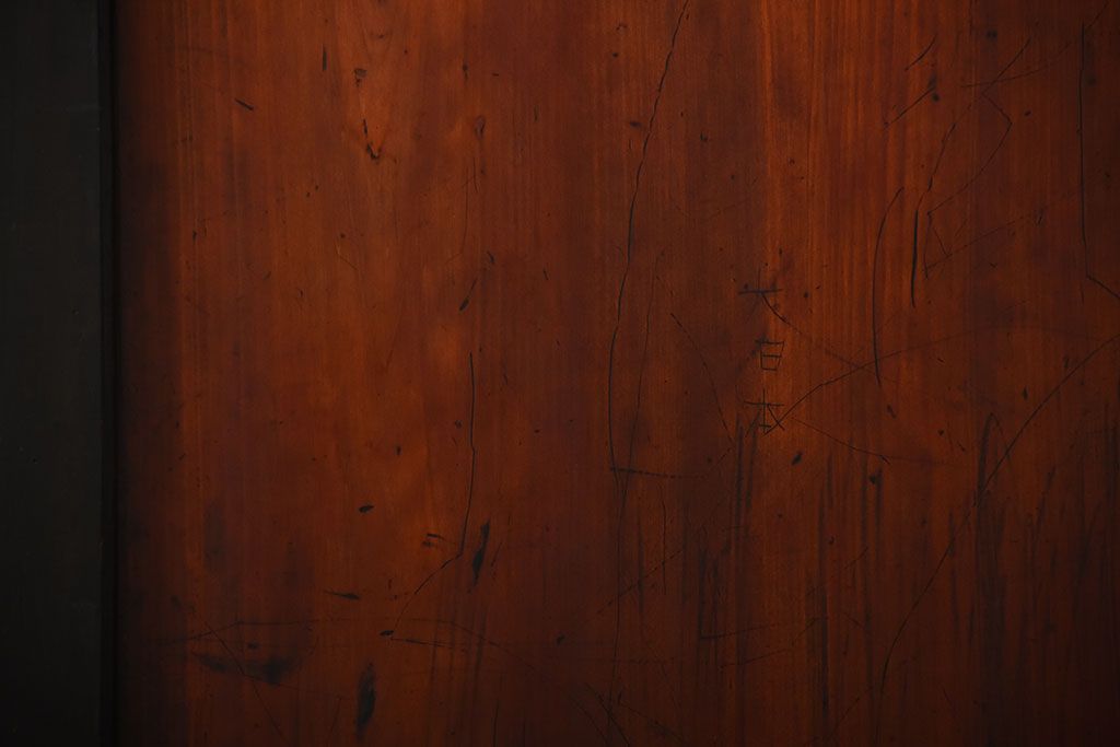 古民具・骨董　モダンなアンティーク板戸4枚セット(帯戸)