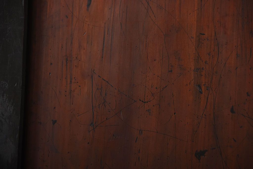 古民具・骨董　モダンなアンティーク板戸4枚セット(帯戸)