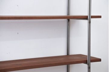 ラフジュオリジナル アイアンの薄型飾り棚【大】(1)(陳列棚・アイアンラック)