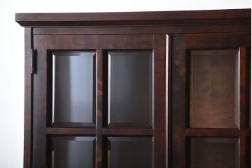 中古　北海道民芸家具　お洒落なカップボード