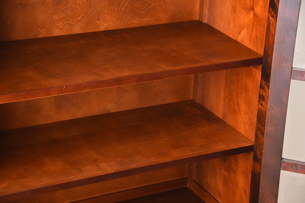 中古　北海道民芸家具　お洒落なカップボード