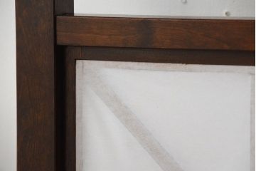 中古　松本民芸家具　D型衝立(定価16万5千円)
