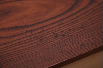 アンティーク家具　和製アンティーク　欅材!襖障子引き戸置き床(ローボード)