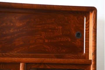中古　特大サイズ!玉杢の極めて美しい最高級欅茶箪笥