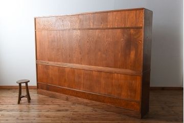 中古　特大サイズ!玉杢の極めて美しい最高級欅茶箪笥